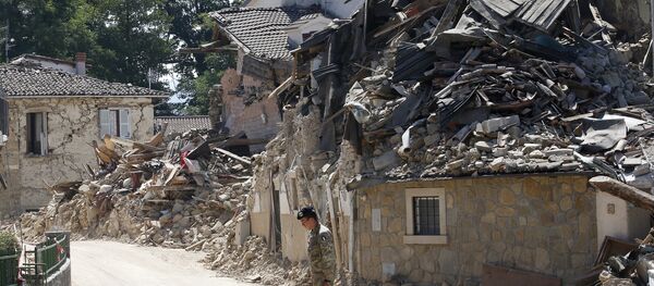 Последствия землетрясения в Италии - Sputnik Беларусь
