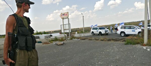 Последствия обстрела Донецкой фильтровальной станции Последствия обстрела Донецкой фильтровальной станции - Sputnik Беларусь