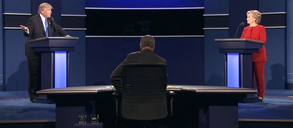 Трамп и Клинтон дискутировали о кибератаках России на дебатах в США - Sputnik Беларусь