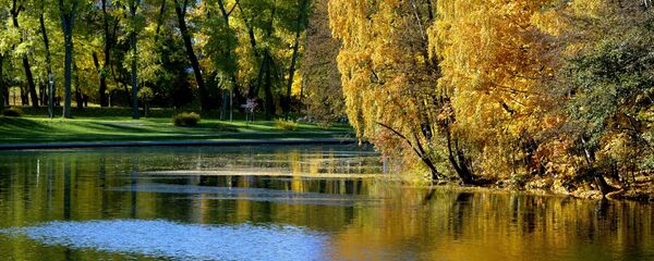 Парк Перамогі ў Мінску восенню Парк Перамогі ў Мінску восенню - Sputnik Беларусь