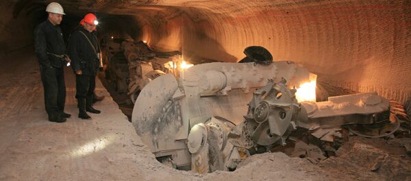 Работа калийного комбайна - Sputnik Беларусь