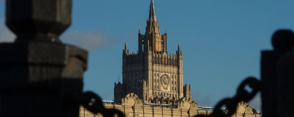 Від на будынак міністэрства замежных спраў Расійскай Федэрацыі - Sputnik Беларусь