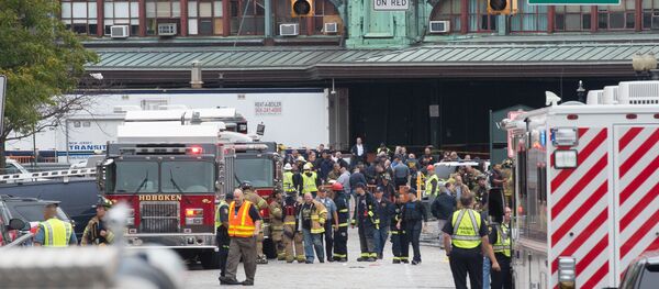 Ж/д авария в Нью-Джерси - Sputnik Беларусь