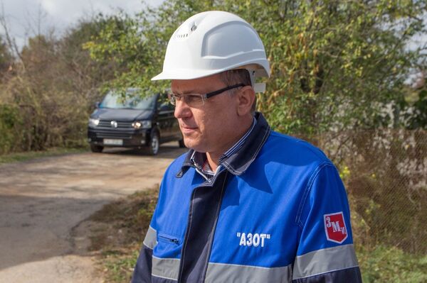 Главный инженер, заместитель генерального директора ОАО Гродно Азот Максим Кротов  - Sputnik Беларусь