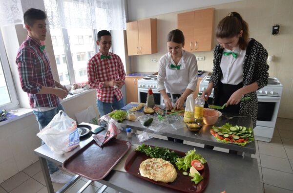 Кулинарная битва в Студгородке БГУ - Sputnik Беларусь