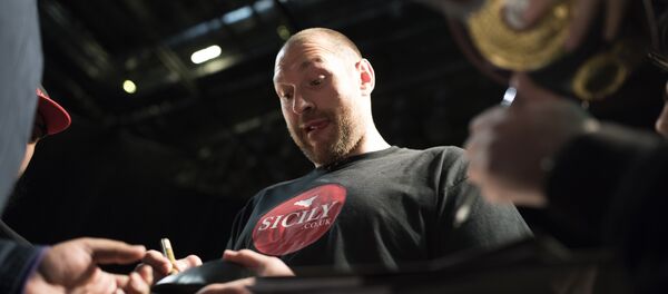 Британский боксер Тайсон Фьюри - Sputnik Беларусь