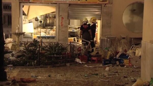 Последствия взрыва в кафе в испанской Малаге - Sputnik Беларусь