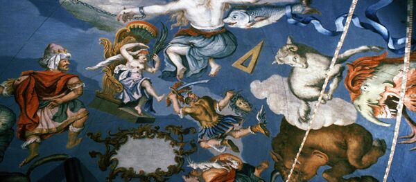 Карта звездного неба в Кунсткамере в Санкт-Петербурге - Sputnik Беларусь