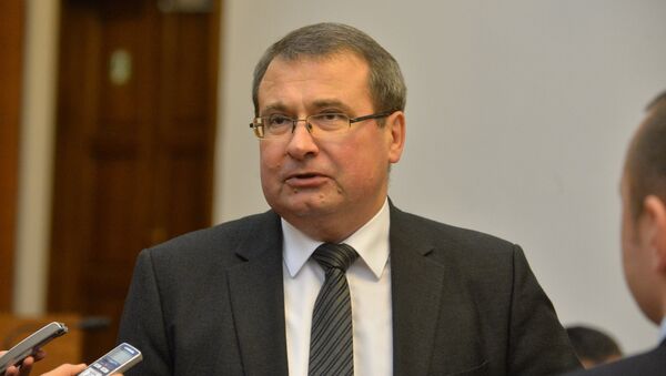 Министр финансов Беларуси Владимир Амарин на открытии сессии парламента - Sputnik Беларусь