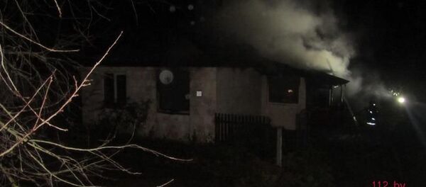 Пожар в деревне Лишки - Sputnik Беларусь