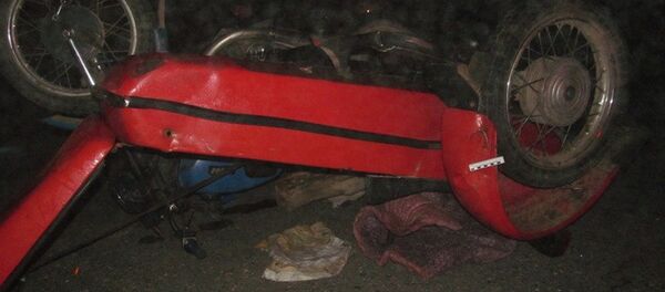 Перевернувшийся мотоцикл - Sputnik Беларусь