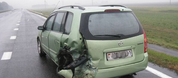 Авария на трассе М1 - Sputnik Беларусь