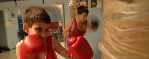 Секция по боксу, архивное фото Секция по боксу, архивное фото - Sputnik Беларусь