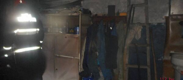 Пожар в гараже в Бобруйске Пожар в гараже в Бобруйске - Sputnik Беларусь