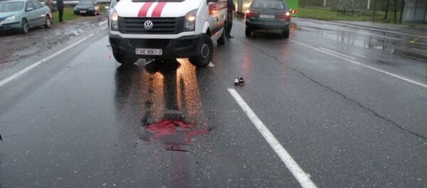 Место ДТП в Новополоцке - Sputnik Беларусь