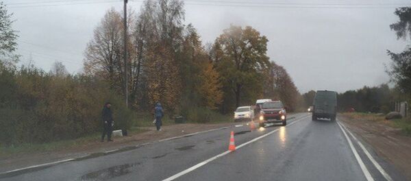 Место аварии под Новополоцком - Sputnik Беларусь