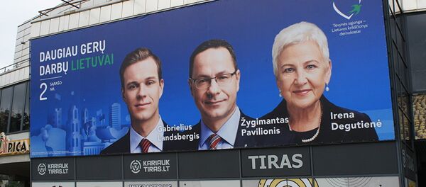 После 25 лет пребывания у власти консерваторы по-прежнему обещают приносить больше пользы Литве После 25 лет пребывания у власти консерваторы по-прежнему обещают приносить больше пользы Литве - Sputnik Беларусь