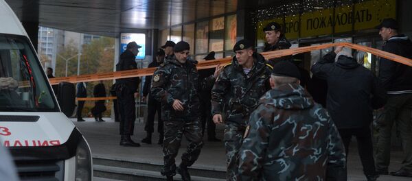 После трагедии ТРЦ Европа был оцеплен - Sputnik Беларусь