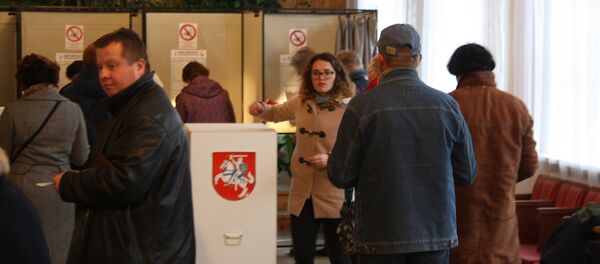 Выбарчы ўчастак ў Вільнюсе - Sputnik Беларусь