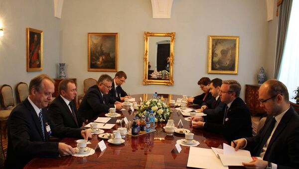 Владимир Макей в Польше во время официального визита - Sputnik Беларусь