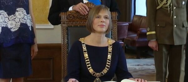 СПУТНИК_Новый президент Эстонии Кальюлайд сменила Ильвеса на посту главы республики - Sputnik Беларусь