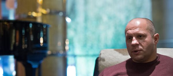 Многократный чемпион мира по боям без правил и боевому самбо Федор Емельяненко Многократный чемпион мира по боям без правил и боевому самбо Федор Емельяненко - Sputnik Беларусь