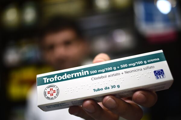 Крем трофодермин, содержащий в своем составе запрещенный препарат клостебол - Sputnik Беларусь