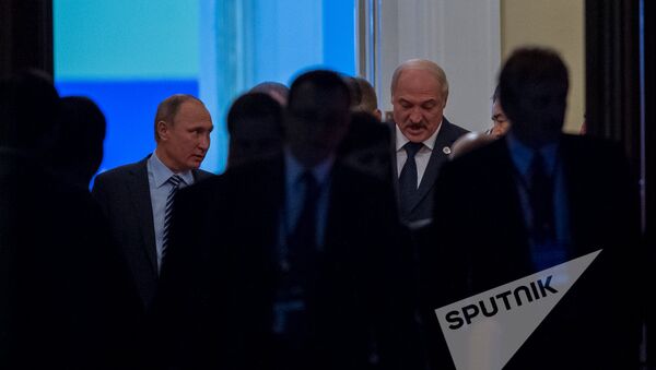 Владимир Путин и Александр Лукашенко на заседании Совета коллективной безопасности ОДКБ стартовала в Ереване - Sputnik Беларусь