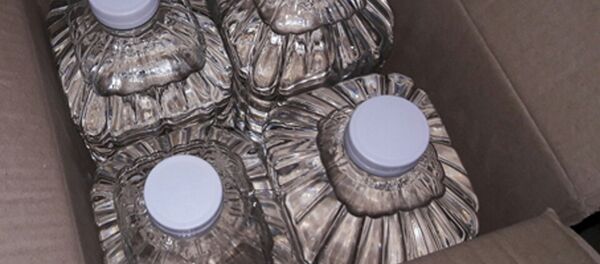 Изъятый спирт, архивное фото - Sputnik Беларусь