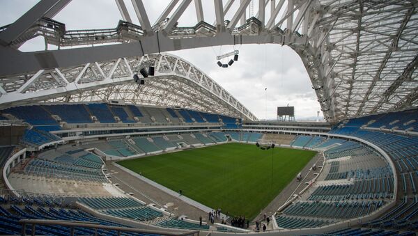Реконструкция стадиона Фишт в Сочи - Sputnik Беларусь