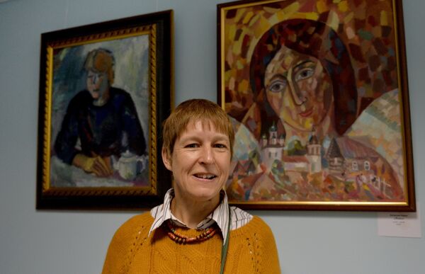 Один из авторов выставки российская художница Мария Загорская из Москвы - Sputnik Беларусь