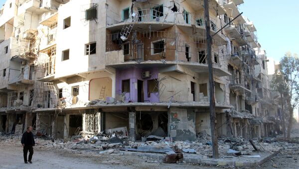 Разрушенный дом в Алеппо - Sputnik Беларусь