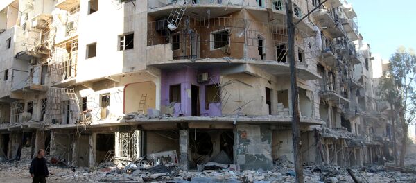 Разрушенный дом в Алеппо - Sputnik Беларусь
