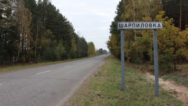 Дорога на деревню Шарпиловка, где было обнаружено тело убитой сельской учительницы - Sputnik Беларусь