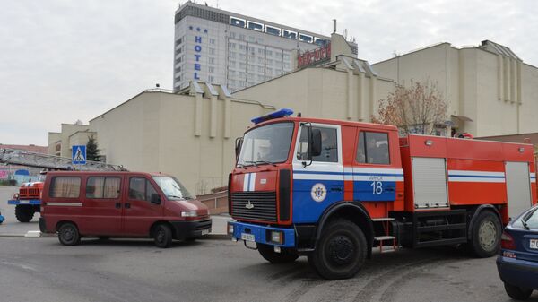 Учение МЧС в кинотеатре Аврора - Sputnik Беларусь