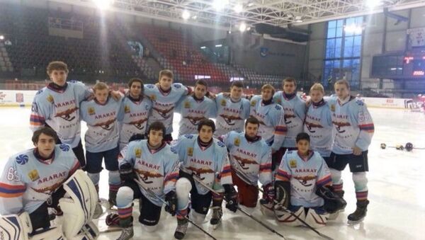 Игроки хоккейного клуба Арарат г. Ереван, Армения - Sputnik Беларусь