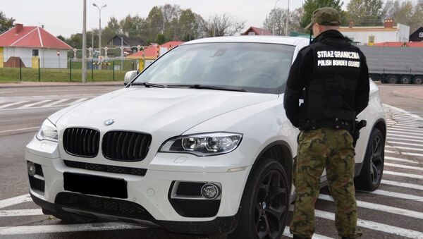 Угнанный в России BMW - Sputnik Беларусь