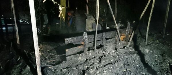 Последствия пожара в Молодечненском районе - Sputnik Беларусь