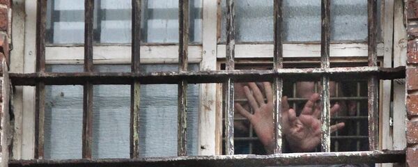 Заключенные в камере, архивное фото - Sputnik Беларусь