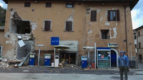 Последствия землетрясения в Италии, архивное фото - Sputnik Беларусь