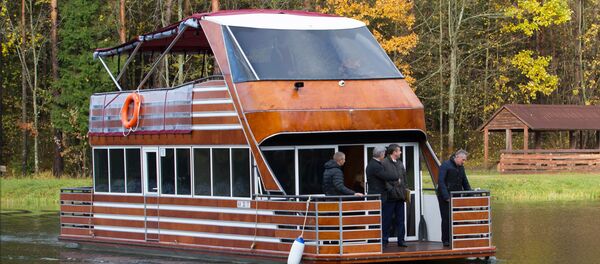 Госці з Польшчы прыехалі на Августовскі канал па вадзе - Sputnik Беларусь