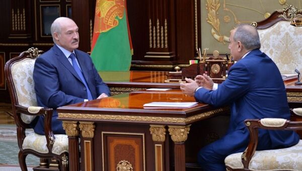 Встреча Александра Лукашенко с первым заместителем Премьер-министра Азербайджана Ягубом Эюбовым - Sputnik Беларусь
