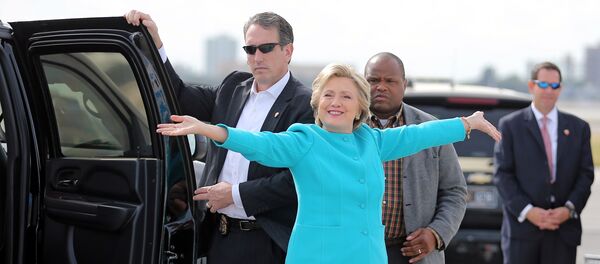 Хиллари Клинтон в Майами, Флорида, 26 октября - Sputnik Беларусь