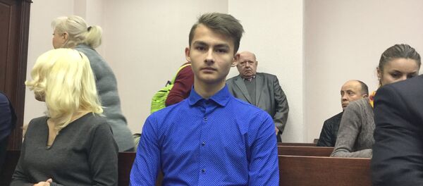 Учащийся минского лицея Александр Харута - Sputnik Беларусь