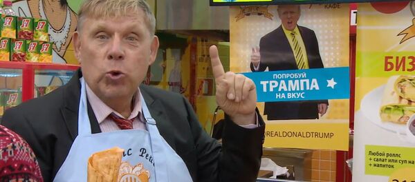 СПУТНИК_Трамп-ролл и Хиллари-ролл: в московском кафе появилось предвыборное меню СПУТНИК_Трамп-ролл и Хиллари-ролл: в московском кафе появилось предвыборное меню - Sputnik Беларусь