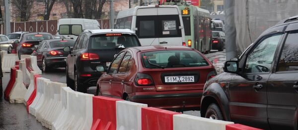 Пробка на Клары Цеткин - Sputnik Беларусь