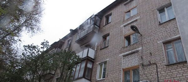 Пожар в Минске - Sputnik Беларусь