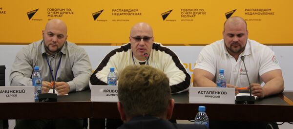 Пресс-конференция самых сильных людей - Sputnik Беларусь