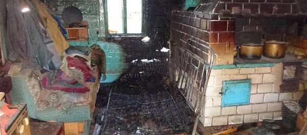 Пожар в Пружанском районе - Sputnik Беларусь