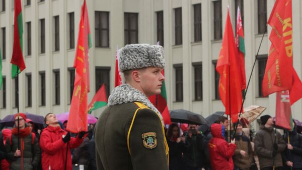 7 ноября в Минске на площади Независимости - Sputnik Беларусь